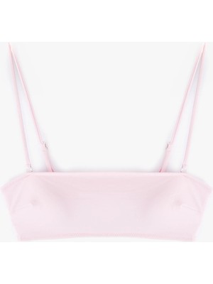 Koton Hafif Destekli Çıkarılabilir Askılı Straplez Bikini Üstü