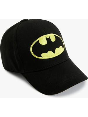 Koton Batman Işlemeli Kep Şapka Lisanslı Pamuklu