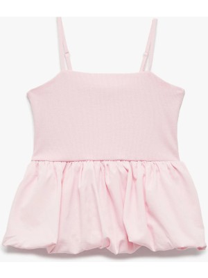 Koton Ribanalı Ince Askılı Kolsuz Pamuklu Bluz