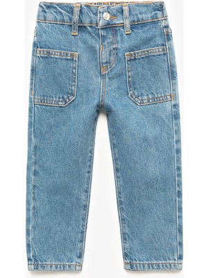 Koton Pamuklu Cep Detaylı Denim Pantolon