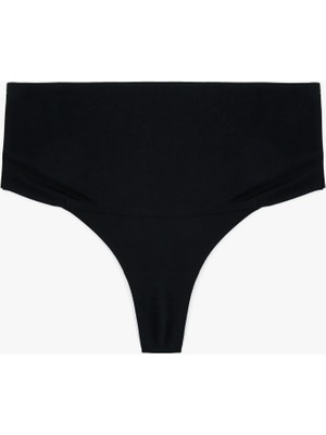 Koton Vücudu Saran Hafif Kumaş Yüksek Bel Lazer Kesim Hipster Dikişsiz Külot