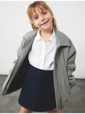 Koton Pamuklu Uzun Kollu Cep Detaylı Basic Gömlek