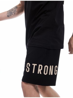 Koton Viskon Karışımlı Beli Bağcıklı Baskılı Bermuda Oversize Spor Şort