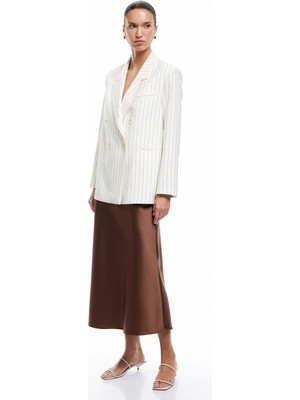 Koton Standart Bel Midi Boy A Kesim Saten Etek