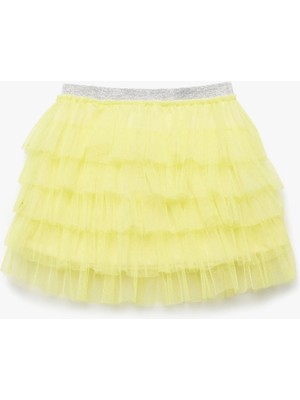 Koton Katlı Lastik Detaylı Tütü Etek