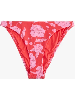 Koton Astarlı Dokulu Çiçekli Brazilian Bikini Altı