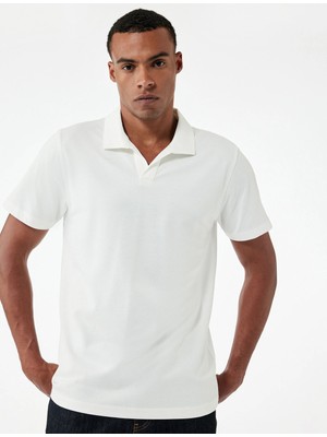 Koton Regular Fit Kısa Kollu Pike Kumaş Pamuklu Polo Yaka Tişört