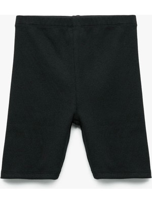 Pamuklu Beli Lastikli Basic Tayt