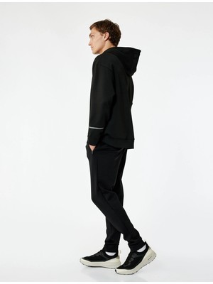 Scuba Kumaş Fermuarlı Cep Detaylı Jogger Spor Eşofman Altı