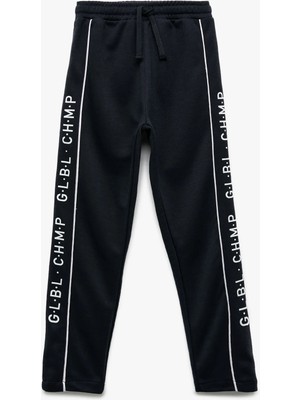 Baskılı Beli Lastikli Eşofman Altı