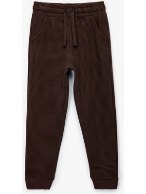Koton Pamuklu Şardonlu Cep Detaylı Basic Jogger Eşofman Altı