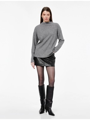 Koton  Gri Kadın Sweatshirt 6WAK50009EK