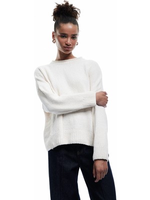 Uzun Kollu Bisiklet Yaka Basic Triko Kazak