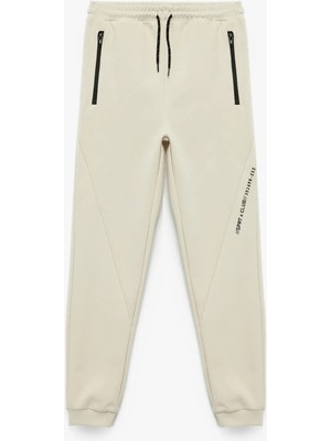 Pamuklu Cepli Fermuarlı Jogger Eşofman Altı
