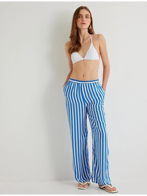 Koton x Sima Tarkan - Bol Paça Pantolon Cepli Standart Bel