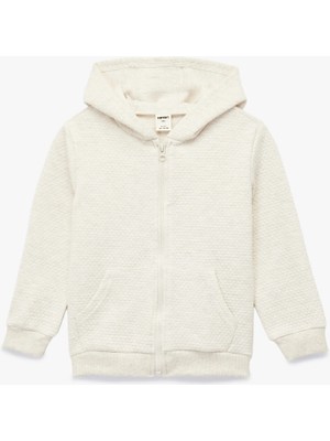 Koton  Bej Kız Bebek Sweatshirt 6WMG10094AK