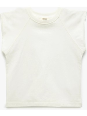 Basic Tişört Kısa Kollu Bisiklet Yaka Pamuklu