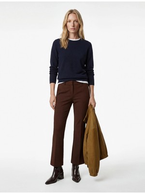 Koton Regular Fit Ispanyol Paça Kumaş Pantolon