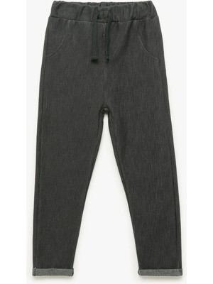 Koton Beli Bağcıklı Pamuklu Pantolon