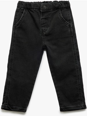 Koton Pamuklu Beli Lastikli Cep Detaylı Denim Pantolon