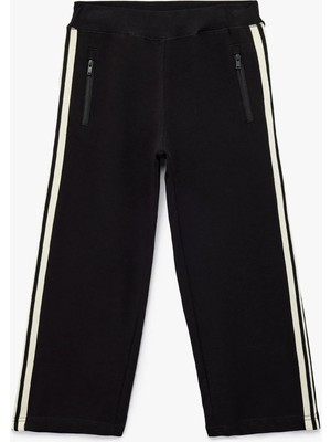 Koton  Siyah Kız Çocuk Eşofman Altı 6WKG40061AK