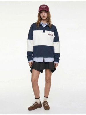 Koton Viskon Karışımlı Volanlı Asimetrik Kesim Mini Etek