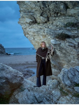 Koton x Şahika Ercümen - Sherpa Kaban Oversize Cepli