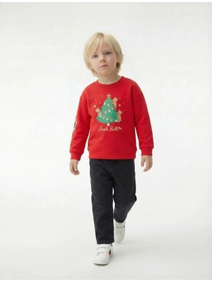 Koton Pamuklu Beli Lastikli Rahat Kesim Denim Pantolon