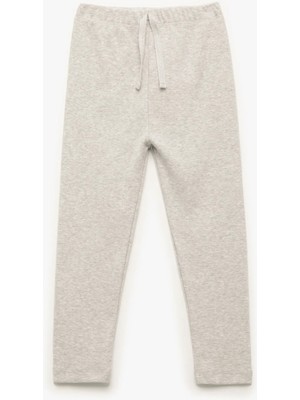 Koton Pamuklu Kaşkorse Beli Lastikli Basic  Uzun Tayt