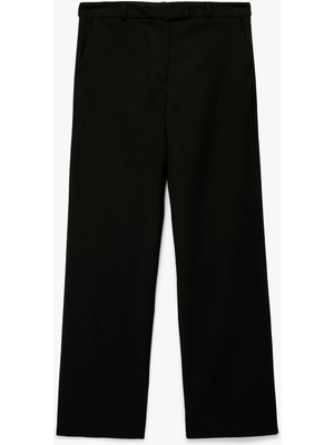 Koton Straight Fit Cepli Cigarette Kumaş Pantolon