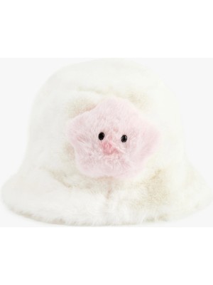 Koton Kedi Detaylı Peluş Bucket Şapka