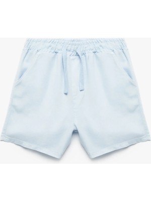 Koton Beli Bağcıklı Cep Detaylı Basic Şort