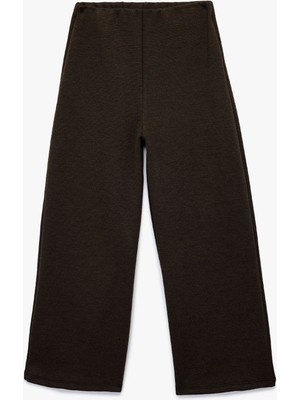 Koton Viskon Karışımlı Basic Geniş Paça Pantolon