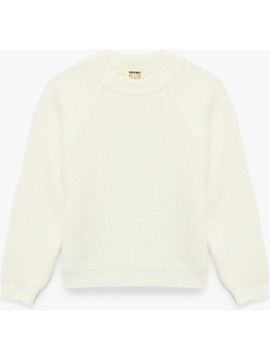 Uzun Kollu Bisiklet Yaka Basic Triko Kazak