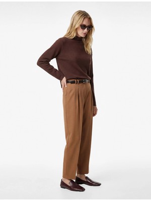 Koton Cepli Pile Detaylı Kemerli Havuç Pantolon