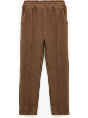 Koton Beli Lastikli Cepli Havuç Kesim Pantolon