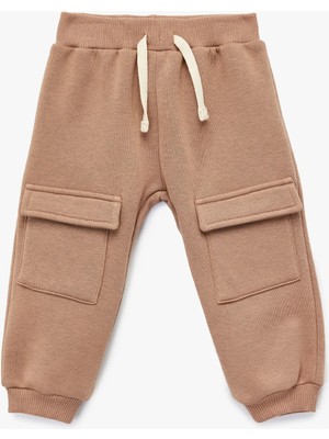Koton Pamuklu Bağcıklı Kargo Cep Detaylı Jogger Eşofman Altı