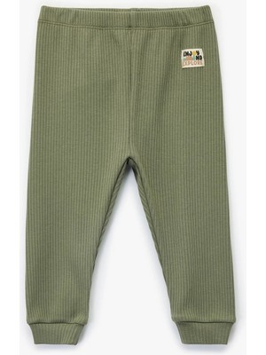 Ribanalı Beli Lastikli Basic Jogger Eşofman Altı