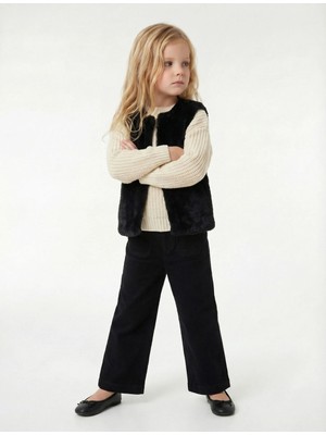 Koton Pamuklu Cep Detaylı Geniş Paça Pantolon