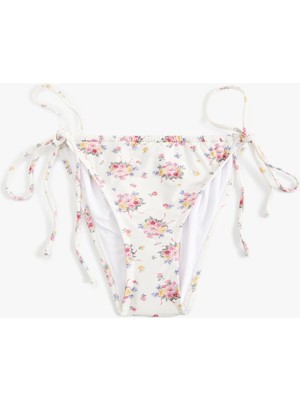 Koton Düşük Bel Çiçekli Bikini Altı
