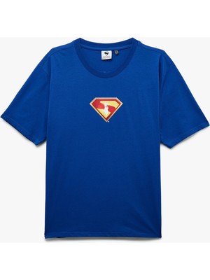 Koton Regular Fit Kısa Kollu Bisiklet Yaka Lisanslı Superman Tişört