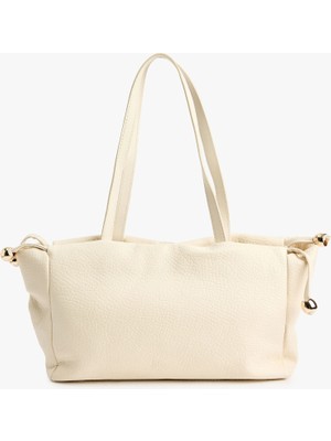 Koton Suni Deri Metal Aksesuarlı Saplı Tote Çanta