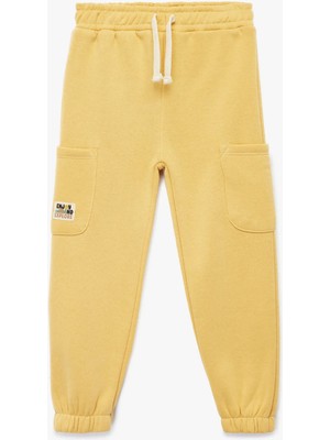 Şardonlu Beli Lastikli Basic Jogger Eşofman Altı