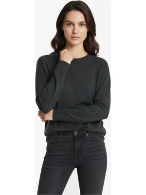 Koton Bisiklet Yaka Uzun Kollu Triko Oversize Kazak