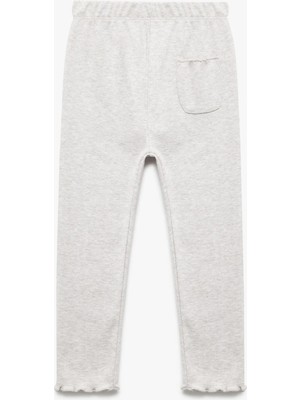 Koton Beli Lastikli Cep Detaylı Kaşkorse Basic Tayt