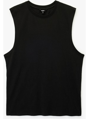 Koton Regular Fit Kolsuz Bisiklet Yaka Pamuklu Basic Atlet