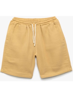 Koton Pamuklu Beli Bağcıklı Cepli Müslin Basic Şort