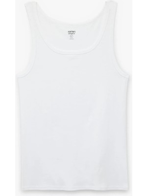 Koton Pamuklu Kolsuz U Yaka Atlet