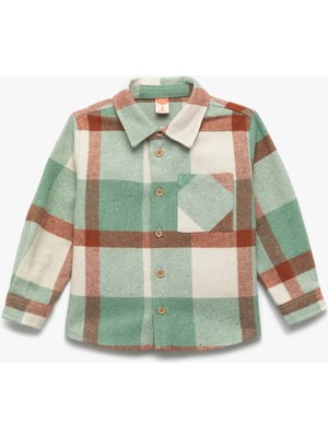 Koton Cepli Ekoseli Uzun Kollu Oduncu Gömlek