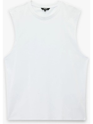 Koton Regular Fit Kolsuz Bisiklet Yaka Pamuklu Basic Atlet